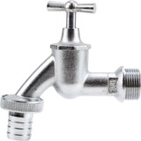 GARDENA Messing-Wasserhahn 3/4" chrom, für 19mm-Schläuche