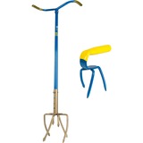 JEI Gartenkralle GardenClaw Gold + GardenClaw Mini, Hacke blau/gold, 2er-Set