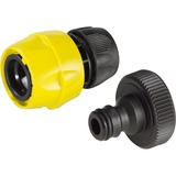 Kärcher Anschlusssatz Basic 33,3mm (G 1"), Schlauchstück schwarz/gelb