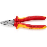 Knipex Crimpzange 97 78 180, Crimp-Zange für Aderendhülsen 0,25 bis 16mm², VDE
