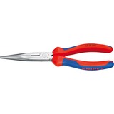 Knipex Flachrundzange 26 12 200 , Greifzange gezahnte Griffflächen