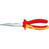 Knipex Flachrundzange 26 16 200 , Greifzange gezahnte Griffflächen