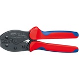 Knipex PreciForce Crimp-Zange 97 52 34 rot/blau, Abisolieren, Crimpen 0,1 - 2,5mm²