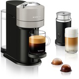 Krups Nespresso Vertuo Next & Aeroccino XN911B, Kapselmaschine hellgrau/schwarz