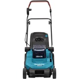 Makita Akku-Rasenmäher DLM432PT2, 36Volt (2x18Volt) blau/schwarz, 2x Li-Ion Akku 5,0Ah