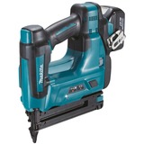 Makita Akku-Stauchkopfnagler DBN500RTJ, 18Volt, Elektrotacker blau/schwarz, 2x Li-Ionen-Akku 5,0Ah, im MAKPAC Gr.3