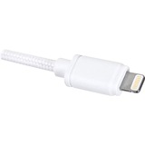 OWC USB 2.0 Adapterkabel, USB-A Stecker > Lightning Stecker weiß, 1,0 Meter