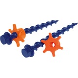 Peggy Peg Peg&Stop, Hering blau/orange, 16 cm, 6 Stück