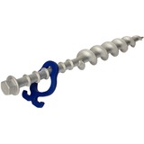 Peggy Peg Schraubhering Alu Long silber/blau, 31 cm, 2 Stück
