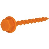Peggy Peg Schraubhering Small orange, 12 cm, 12 Stück
