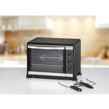 Rommelsbacher Back & Grill Ofen mit Umluft BG 1550, Mini-Backofen schwarz, Retail