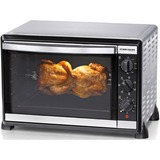 Rommelsbacher Back- und Grillgerät BG 1805/E, Mini-Backofen edelstahl/schwarz