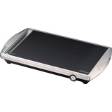 Rommelsbacher Glaskeramik-Grill CG 2303/E, Elektrogrill edelstahl, 2.000 Watt