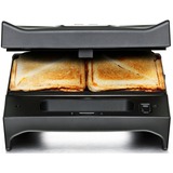 Rommelsbacher Multi Toast & Grill SWG 700 3-in-1 Max, Kontaktgrill schwarz/edelstahl, 700 Watt, mit 3 Platten-Sets