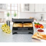 Rommelsbacher Multi Toast & Grill SWG 700 3-in-1 Max, Kontaktgrill schwarz/edelstahl, 700 Watt, mit 3 Platten-Sets