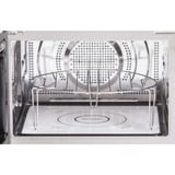 SHARP R860S, Mikrowelle silber/schwarz