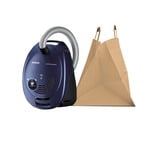Siemens VS06A111 600W, Bodenstaubsauger blau