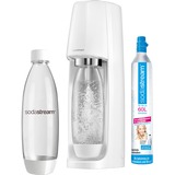 SodaStream EASY, Wassersprudler weiß, inkl. 1 PET-Flasche + 1 CO₂-Zylinder