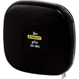Stanley Bandmaß PLA, 3 Meter schwarz, 6,35mm, schmale, elegante Ausführung