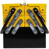 Stanley Werkzeugbox Metall, Werkzeugkiste schwarz/gelb