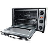 Steba Backofen mit Drehspieß und Umluft KB 27 U.2, Mini-Backofen weiß/schwarz