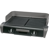 Tefal Elektrogrill TG 8000 BBQ Family schwarz/silber, 2.400 Watt