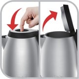 Tefal Element KI 280D, Wasserkocher edelstahl/schwarz, 1,7 Liter