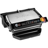 Tefal OptiGrill Smart GC730D, Kontaktgrill schwarz/silber, 2.000 Watt