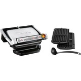 Tefal Optigrill GC716D12, Kontaktgrill silber/schwarz