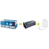 Thetford Toilet Fresh-Up Set C400 mit Rädern, Ersatzteil grau/weiß