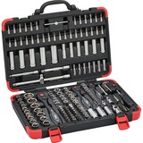 VIGOR Steckschlüsselsatz, 1/4", 3/8", 1/2", mit 3 Umschaltknarren 172-teilig
