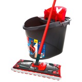 Vileda Wischer Ultramat 2in1 Komplettset, Bodenwischer schwarz/rot