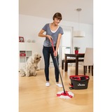 Vileda Wischmop Turbo EasyWring & Clean Box, Bodenwischer schwarz/rot