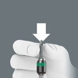 Wera Bit-Satz Kraftform Kompakt 20 mit Tasche schwarz/grün, inkl. Steckgriff und Verlängerung, 1/4"