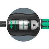 Wera Drehmomentschlüssel mit Umschaltknarre Click-Torque B 2 schwarz/grün, Abtrieb 3/8"