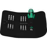 Wera Kraftform Kompakt 40, 7-teilig, Bit-Satz schwarz/grün