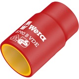 Wera VDE Zyklop-Steckschlüssel-Einsatz, 12mm, 3/8" rot/gelb, isoliert bis 1.000 Volt