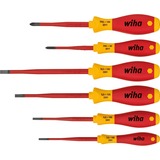 Wiha Schraubendreher-Set SoftFinish electric slimFix, 6-teilig rot/gelb