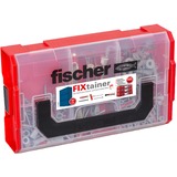 fischer FixTainer-DUOLINE, Dübel hellgrau/rot, mit Schrauben, 181-teilig