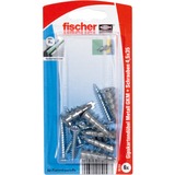 fischer Gipskartondübel Metall GKM S K 6 silber, 6 Stück, mit Schraube