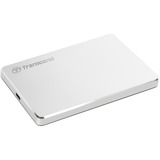 Transcend StoreJet 25C3S 2 TB, Externe Festplatte silber, USB-C 3.2 Gen 1 (5 Gbit/s)