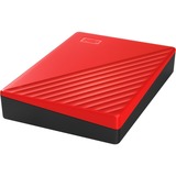 WD My Passport 4 TB, Externe Festplatte rot, Micro-USB-B 3.2 Gen 1