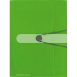 Herlitz Gummizugmappe, Organizer grün