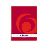 Herlitz Spiralblock, College Block rot, kariert, A5