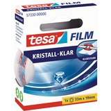 tesa kristall-klar, 1 Rolle, 19mm, Klebeband transparent, 33 Meter