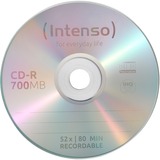 Intenso CD-R 700 MB, CD-Rohlinge 52fach, 10 Stück