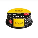 Intenso DVD+R 4,7 GB, DVD-Rohlinge 16fach, 25 Stück