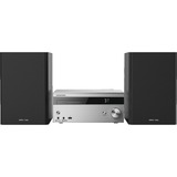 Grundig CMS 4000, Kompaktanlage silber, Bluetooth, DAB+, CD, FM