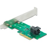 DeLOCK PCI Express x4 Karte zu 1 x intern SFF-8643 NVMe Low Profile, Schnittstellenkarte 