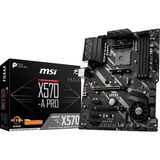 MSI X570-A PRO, Mainboard schwarz